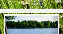 Desktop Screenshot of claytonlakeside.com